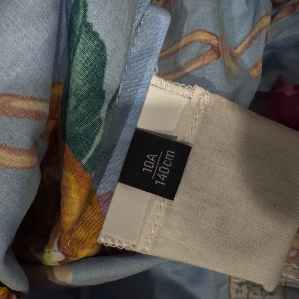 Versace Blue Chain and Rose Top 10Y BNWT - Picture 8 of 11